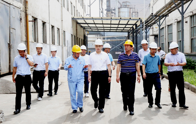 新安縣委副書(shū)記、縣長(zhǎng)王智一行到萬(wàn)基控股集團(tuán)調(diào)研