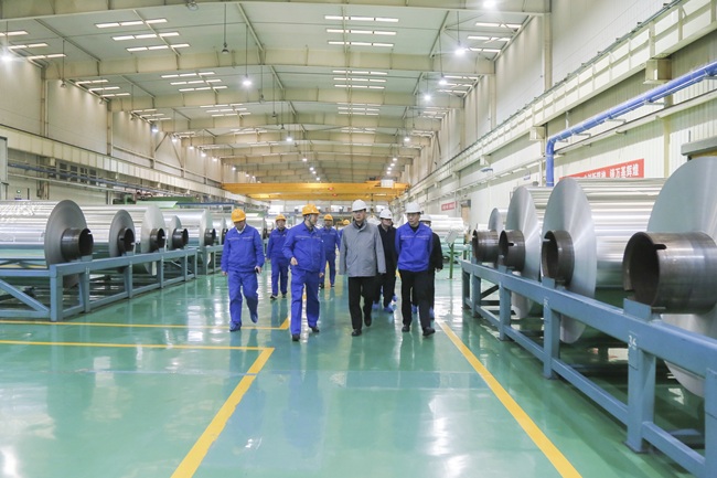 工控集團(tuán)黨委書記、董事長(zhǎng)符同欣到萬基控股集團(tuán)調(diào)研