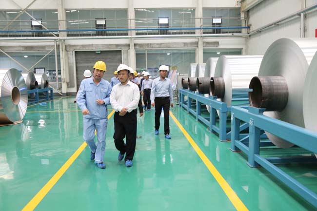 洛陽(yáng)市委常委、常務(wù)副市長(zhǎng)吳孟鐸到萬(wàn)基控股集團(tuán)調(diào)研